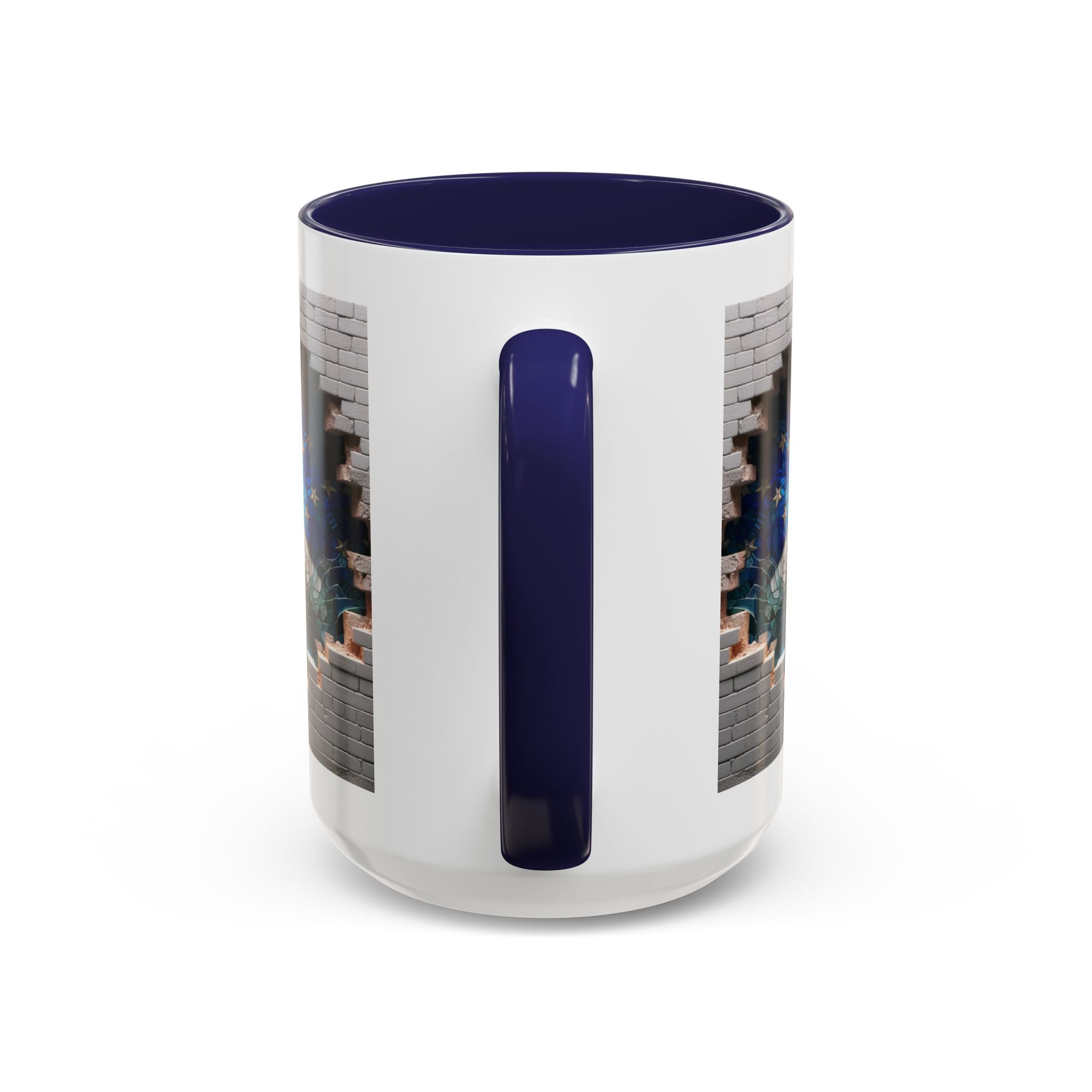 American Flag & Statue of Liberty Accent Coffee Mug – Patriotic USA Ceramic Mug