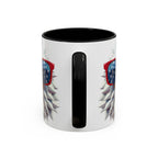 Patriotic Eagle Coffee Mug with American Flag Sunglasses