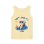 Party Like It's 1776 Tank Top — Patriotic George Washington Graphic