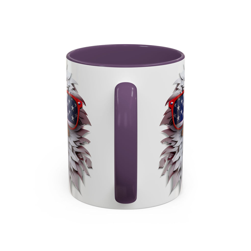 Patriotic Eagle Coffee Mug – Bold Design for Coffee Lovers