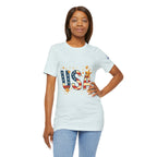 USA Flag Stars T-Shirt — Patriotic American Independence Day Tee