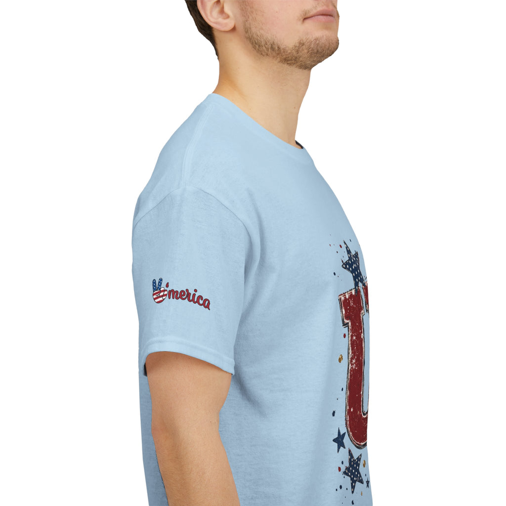 Patriotic USA Stars T-Shirt — Fourth of July American Flag Tee