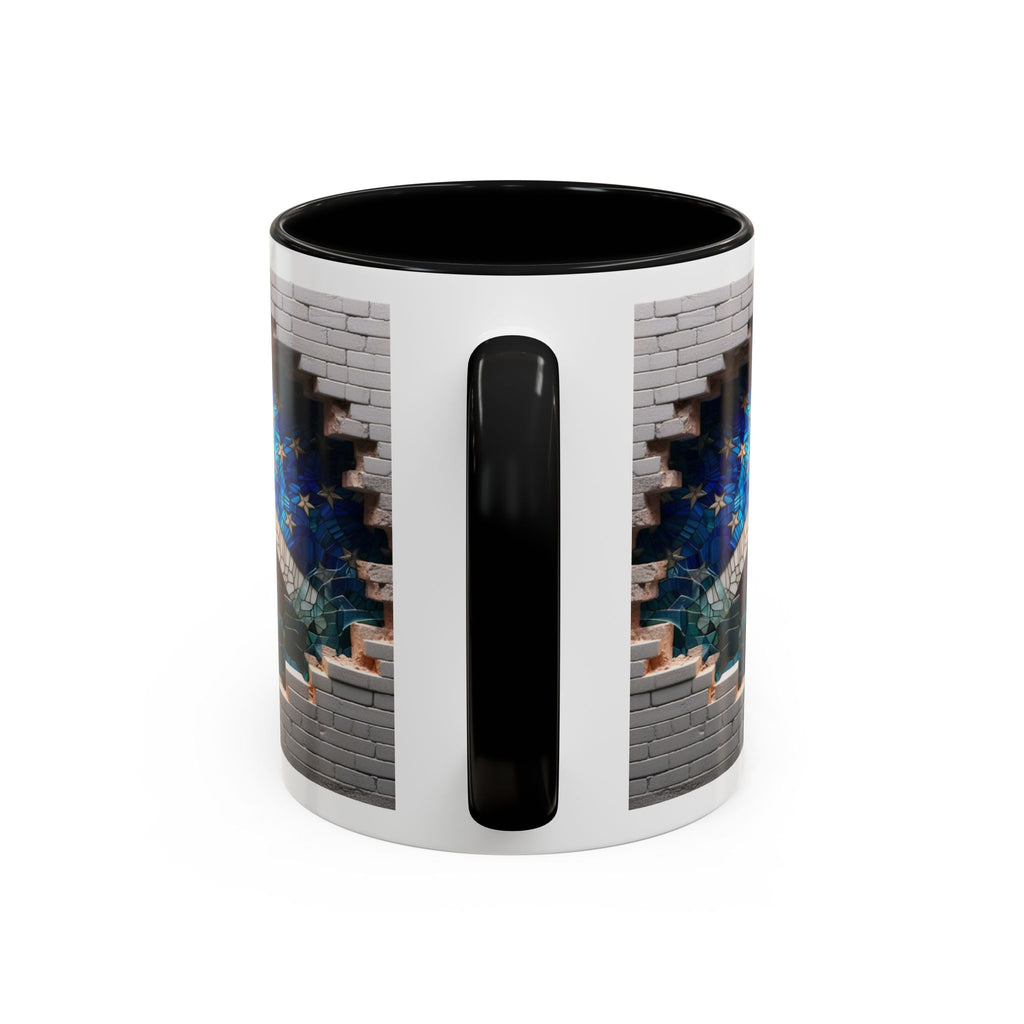 American Flag & Statue of Liberty Accent Coffee Mug – Patriotic USA Ceramic Mug