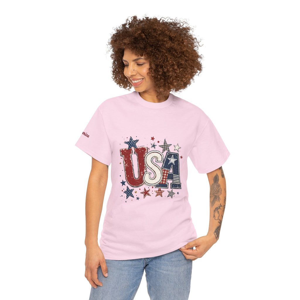 Patriotic USA Stars T-Shirt — Fourth of July American Flag Tee