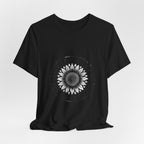 Solidarity Over Pride sunflower logo Tee | People Over Profit values-led apparel