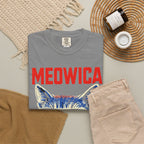 Meowica Cat T-Shirt — Patriotic American Flag Sunglasses Tee