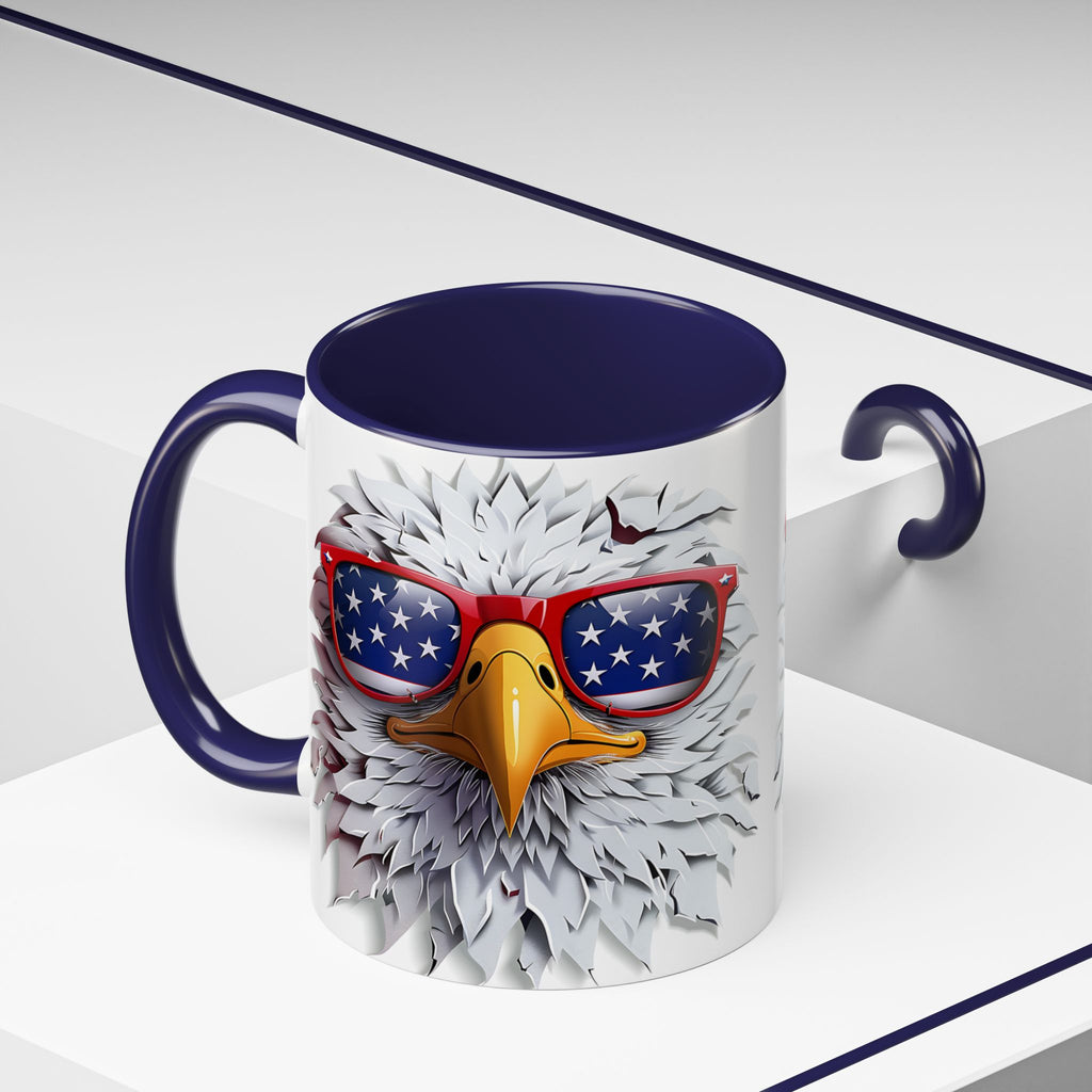 Patriotic Eagle Coffee Mug – Bold Design for Coffee Lovers