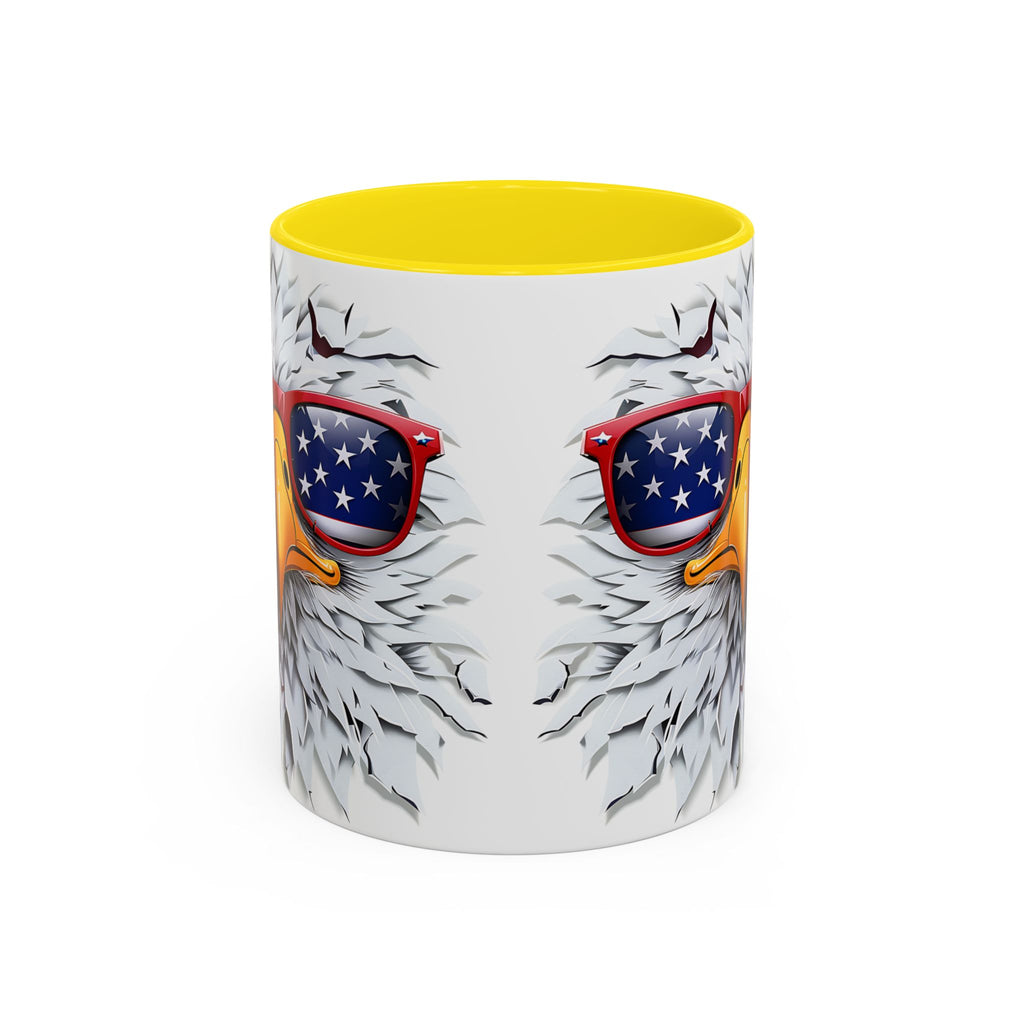 Patriotic Eagle Coffee Mug – Bold Design for Coffee Lovers