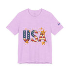USA Flag Stars T-Shirt — Patriotic American Independence Day Tee