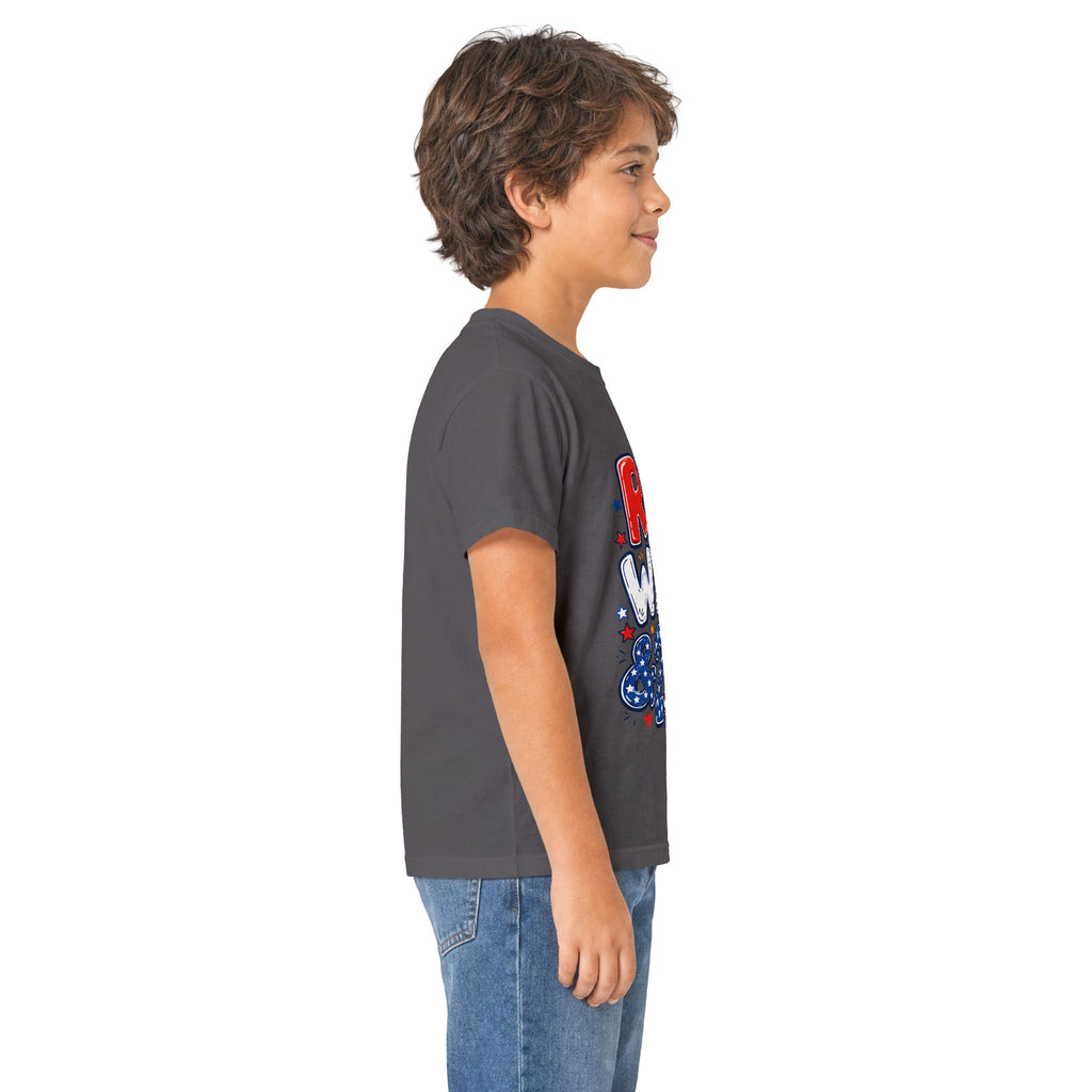Kids Patriotic Fourth of July Shirt - Red White & 250 Tee