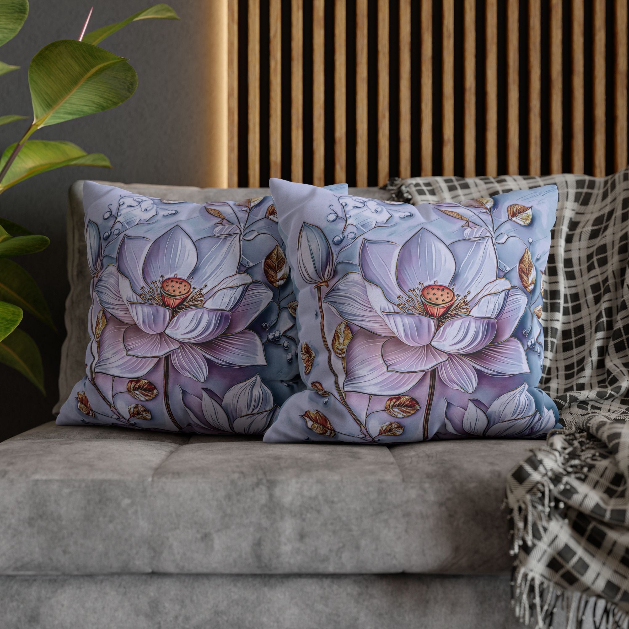 Floral 3D Decorative Pillow Cover - Nature Inspired