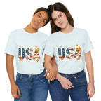 USA Flag Stars T-Shirt — Patriotic American Independence Day Tee