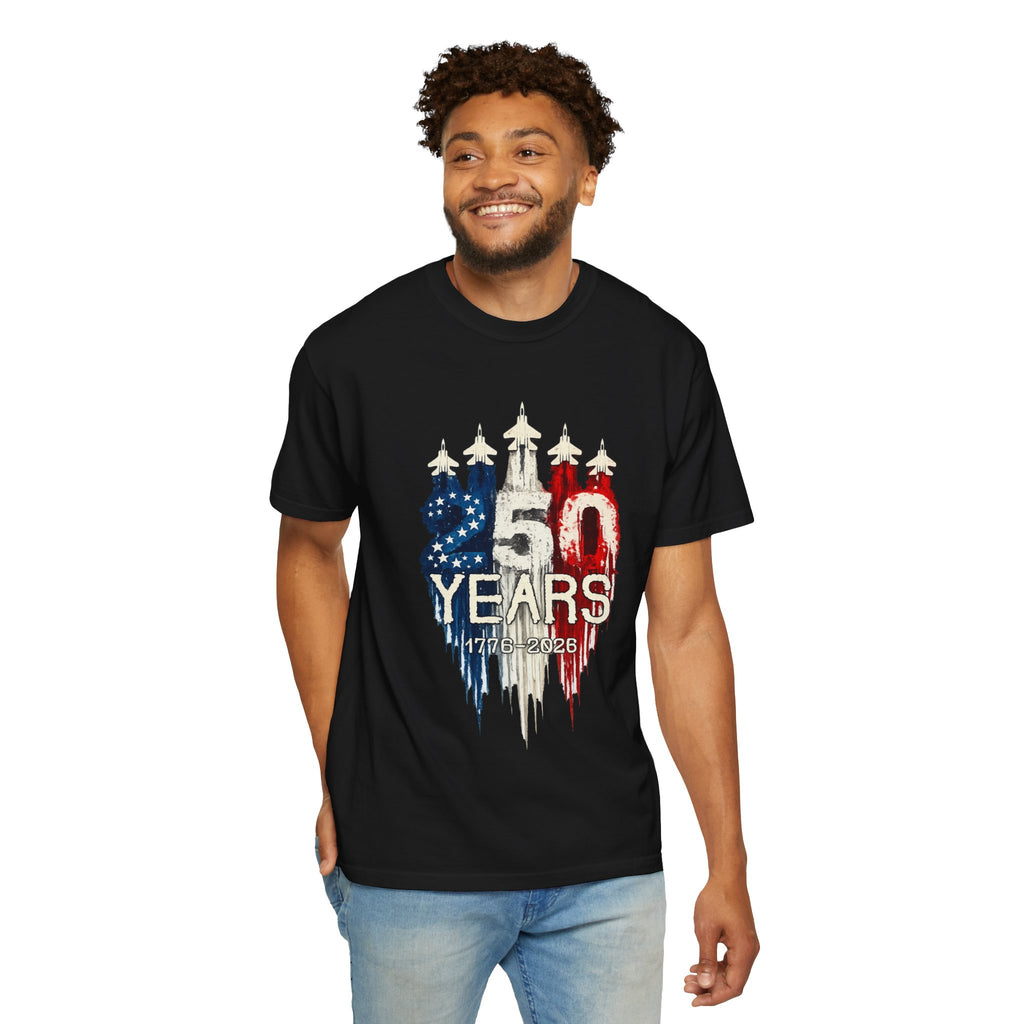 250 Years Patriotic T-Shirt Celebrating 1776–2026
