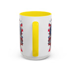 American Bald Eagle Accent Coffee Mug with Stars & Stripes