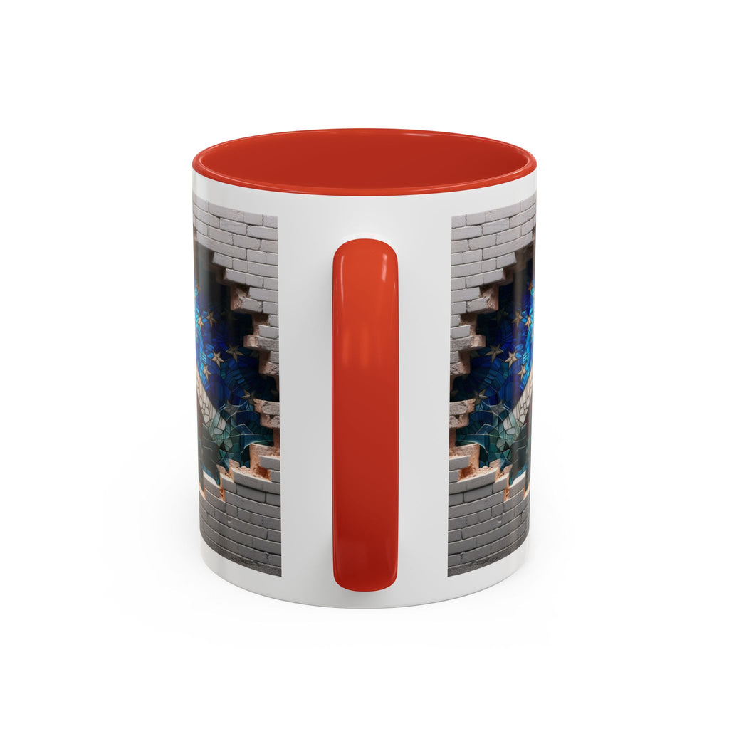 American Flag & Statue of Liberty Accent Coffee Mug – Patriotic USA Ceramic Mug