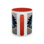 American Flag & Statue of Liberty Accent Coffee Mug – Patriotic USA Ceramic Mug