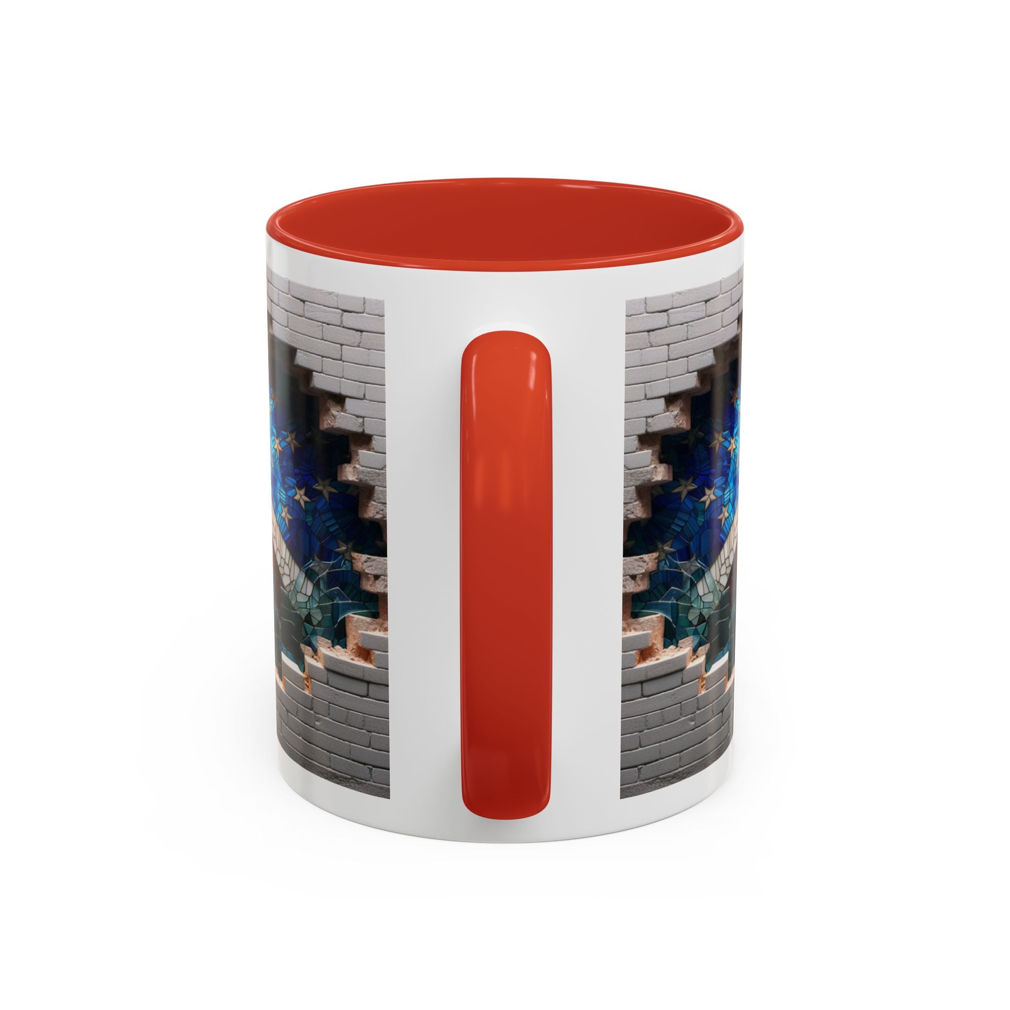 American Flag & Statue of Liberty Accent Coffee Mug – Patriotic USA Ceramic Mug
