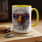 Patriotic Eagle Coffee Mug – Bold Design for Coffee Lovers
