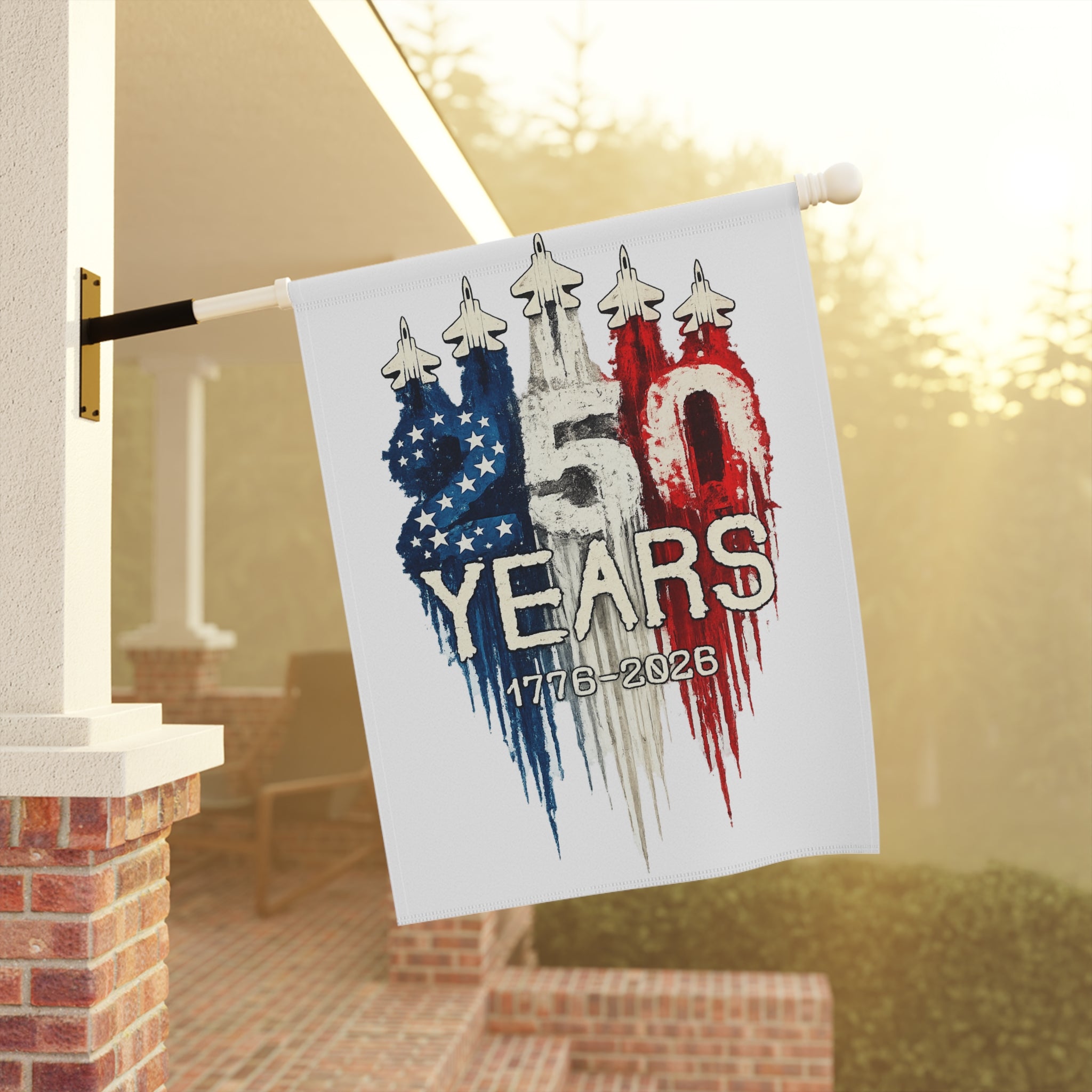 Patriotic Garden Flag for 250th Anniversary Commemorations