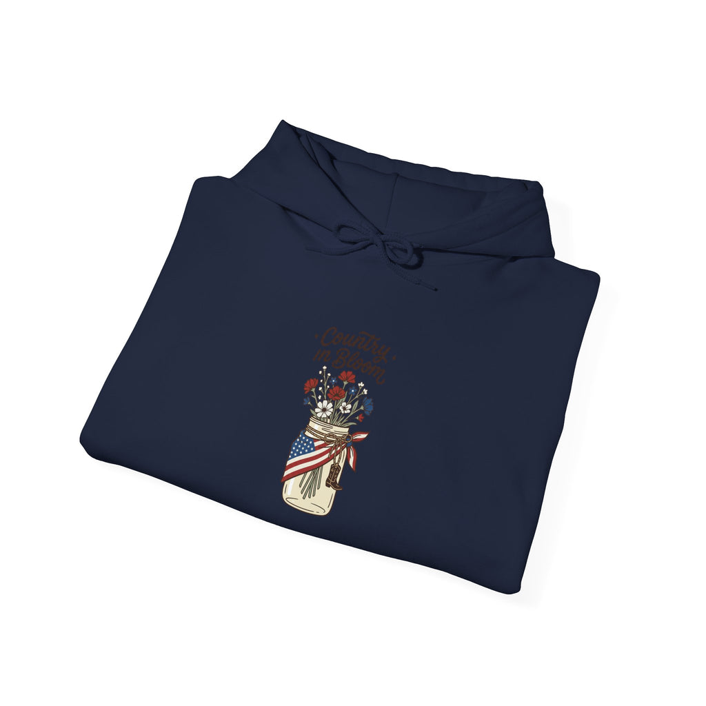 Country in Bloom hoodie | Coastal Cowgirl western chic jar floral design