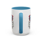 Patriotic Eagle Coffee Mug with American Flag Sunglasses