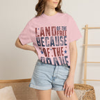 Patriotic T-Shirt: Land of the Free Because of the Brave