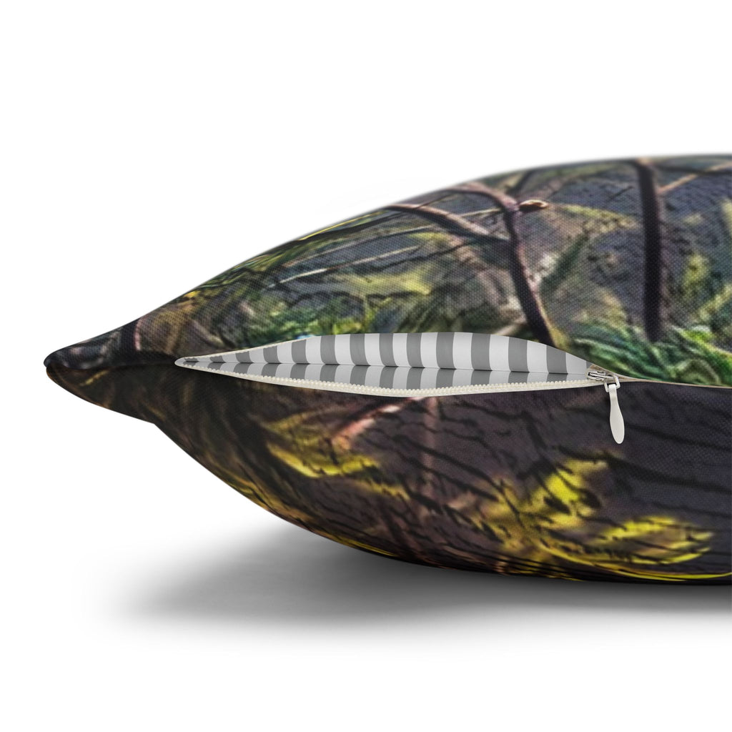 Blue and Yellow Butterfly Decorative Pillow Cover