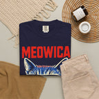 Meowica Cat T-Shirt — Patriotic American Flag Sunglasses Tee