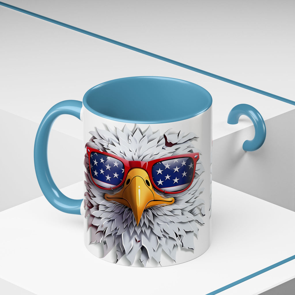 Patriotic Eagle Coffee Mug – Bold Design for Coffee Lovers