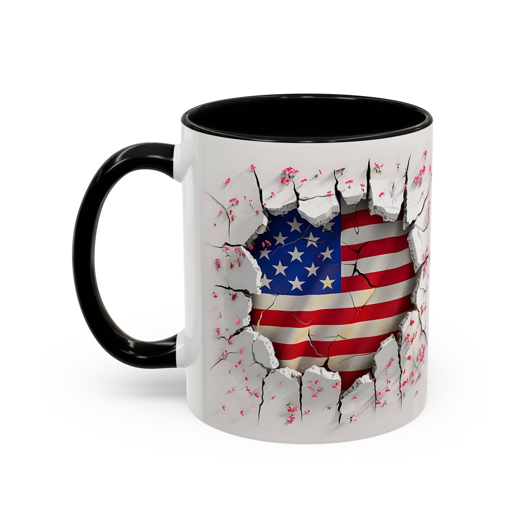 American Flag Coffee Mug – Patriotic Design