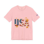 USA Flag Stars T-Shirt — Patriotic American Independence Day Tee
