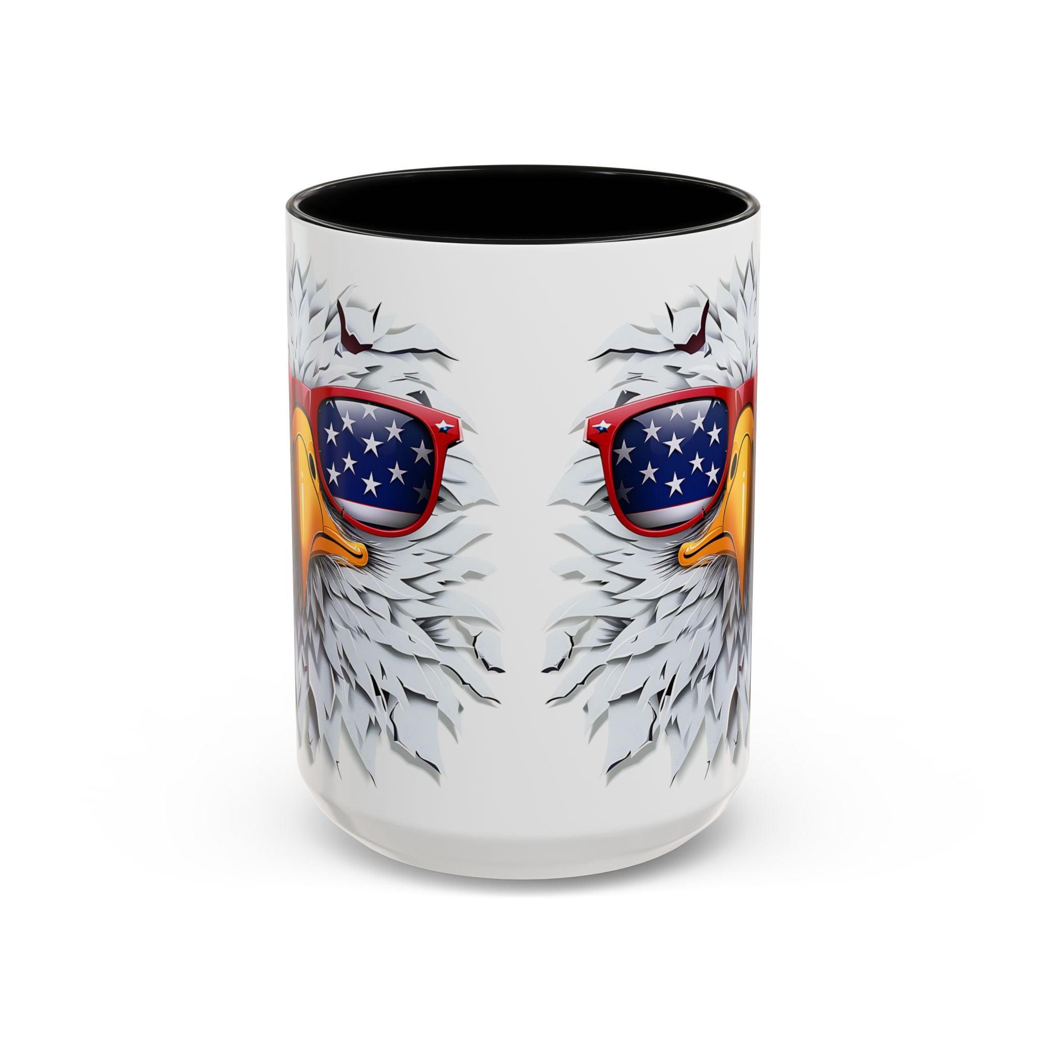 Patriotic Eagle Coffee Mug – Bold Design for Coffee Lovers