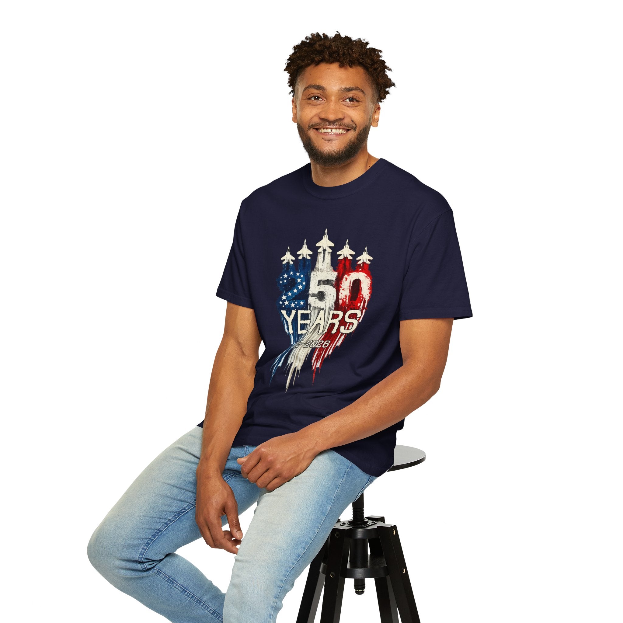 250 Years Patriotic T-Shirt Celebrating 1776–2026