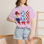 Patriotic Popsicle T-Shirt — Red, White & Blue Fourth of July Tee