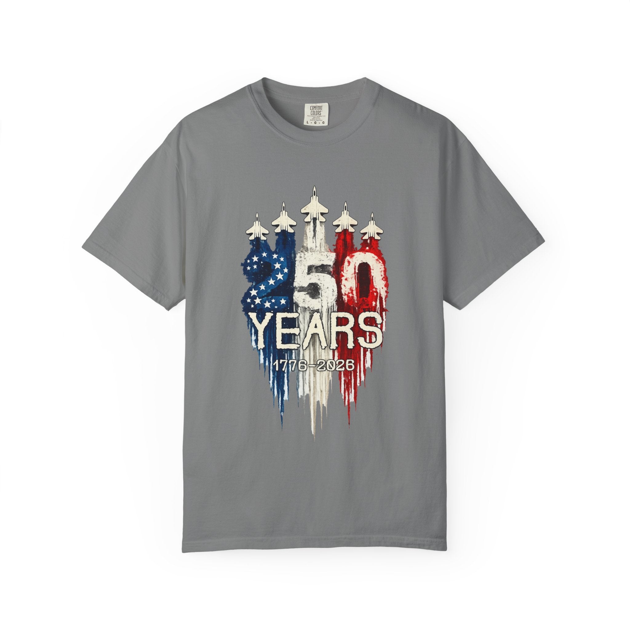 250 Years Patriotic T-Shirt Celebrating 1776–2026