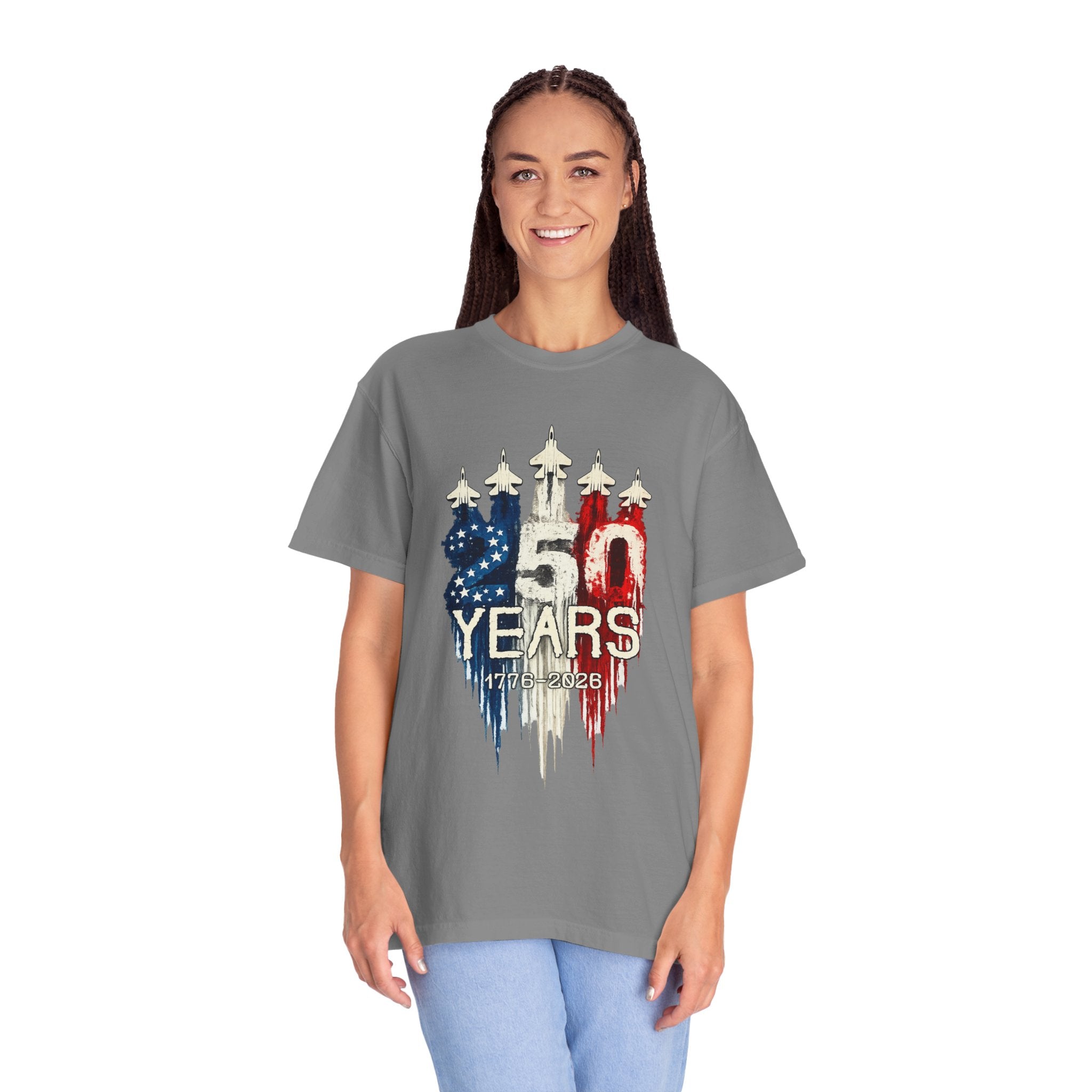250 Years Patriotic T-Shirt Celebrating 1776–2026