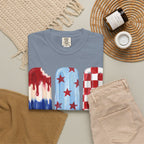 Patriotic Popsicle T-Shirt — Red, White & Blue Fourth of July Tee
