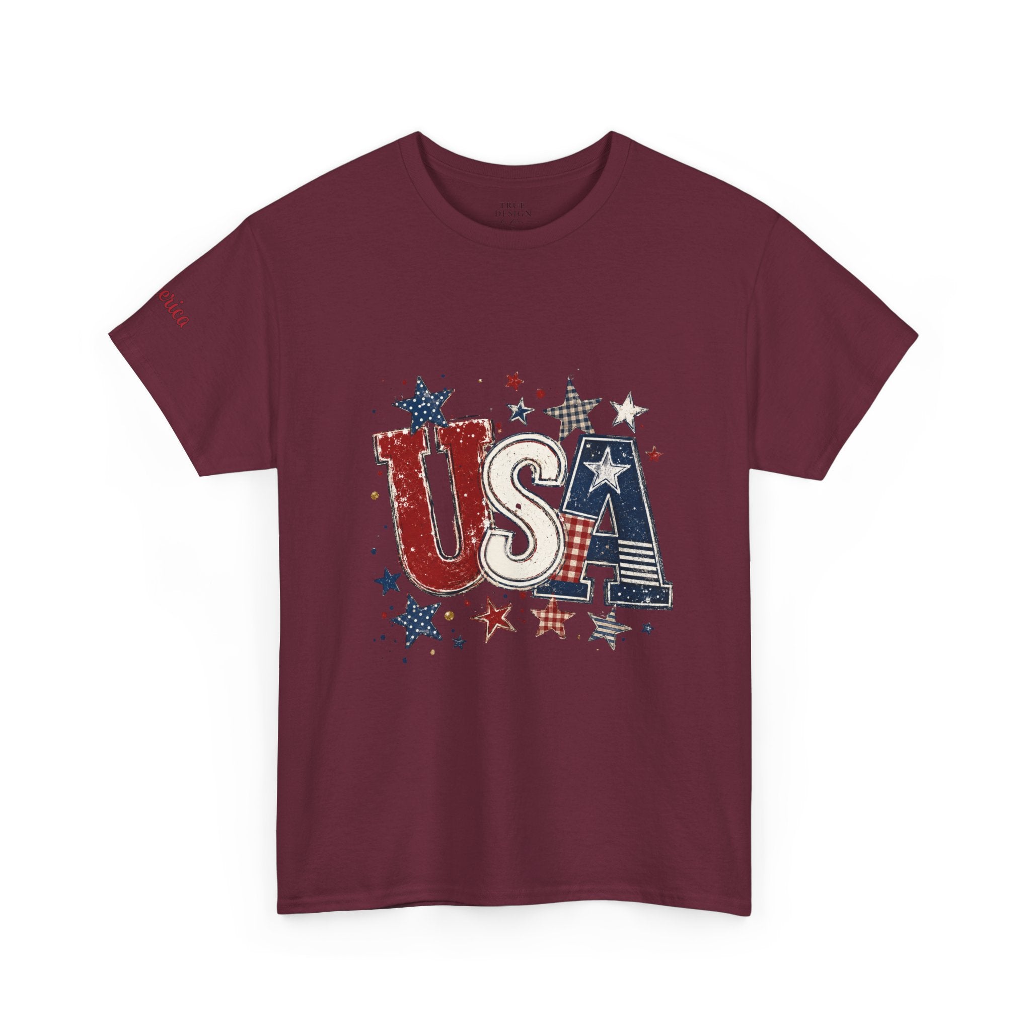 Patriotic USA Stars T-Shirt — Fourth of July American Flag Tee