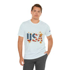 USA Flag Stars T-Shirt — Patriotic American Independence Day Tee