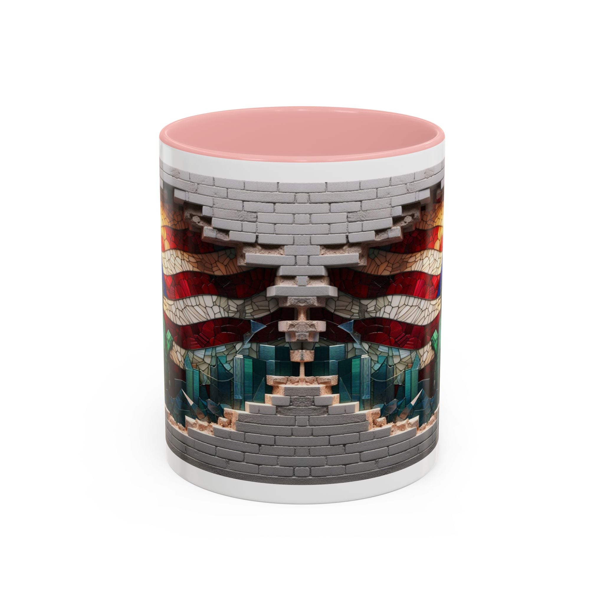 American Flag & Statue of Liberty Accent Coffee Mug – Patriotic USA Ceramic Mug