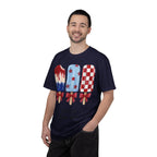 Patriotic Popsicle T-Shirt — Red, White & Blue Fourth of July Tee