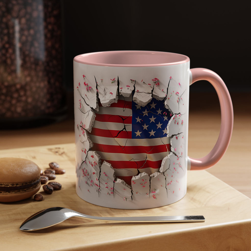 American Flag Coffee Mug – Patriotic Design