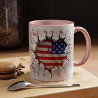 American Flag Coffee Mug – Patriotic Design
