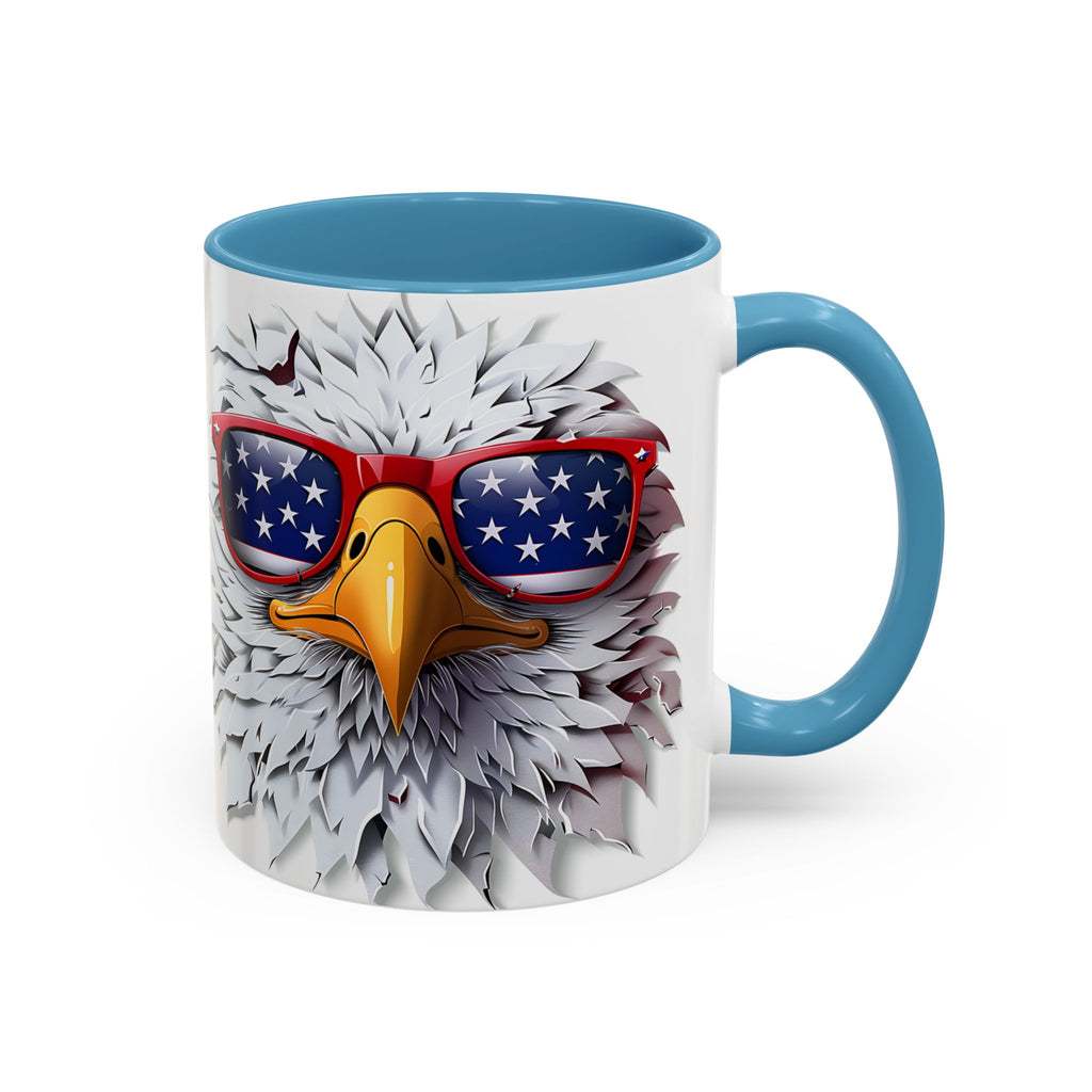 Patriotic Eagle Coffee Mug – Bold Design for Coffee Lovers