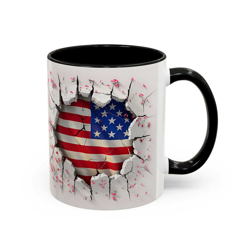 American Flag Coffee Mug – Patriotic Design