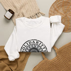 Solidarity Over Pride sweatshirt | People Over Profit statement, activist crewneck