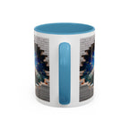 American Flag & Statue of Liberty Accent Coffee Mug – Patriotic USA Ceramic Mug