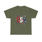 Patriotic USA Stars T-Shirt — Fourth of July American Flag Tee