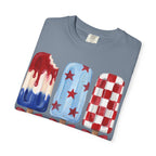 Patriotic Popsicle T-Shirt — Red, White & Blue Fourth of July Tee