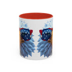 Patriotic Eagle Coffee Mug with American Flag Sunglasses